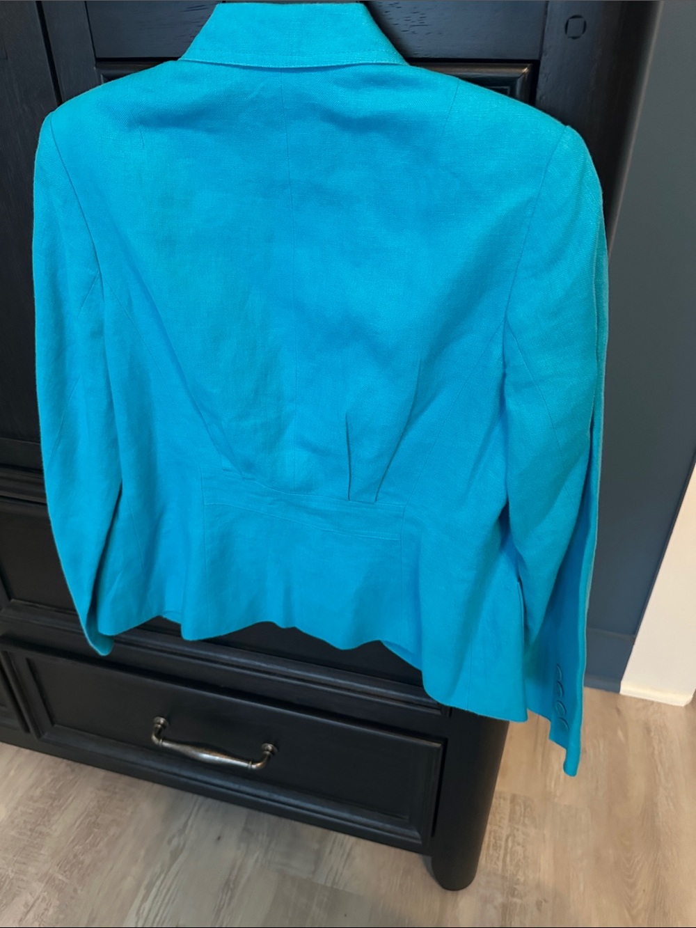 VTG Talbots Turquoise Blazer Jacket - Picture 4 of 7
